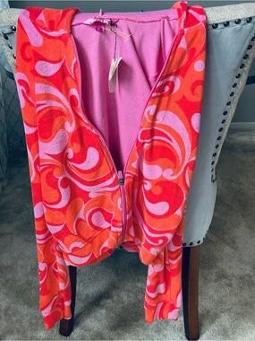 PINK Victoria's Secret Orange & Pink Swirl Track Pants and jackets